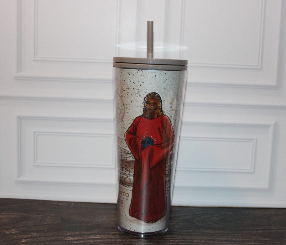 Starbucks Disney Parks Chewbacca Life Day Tumbler 2021 Galaxy’s Edge EUC